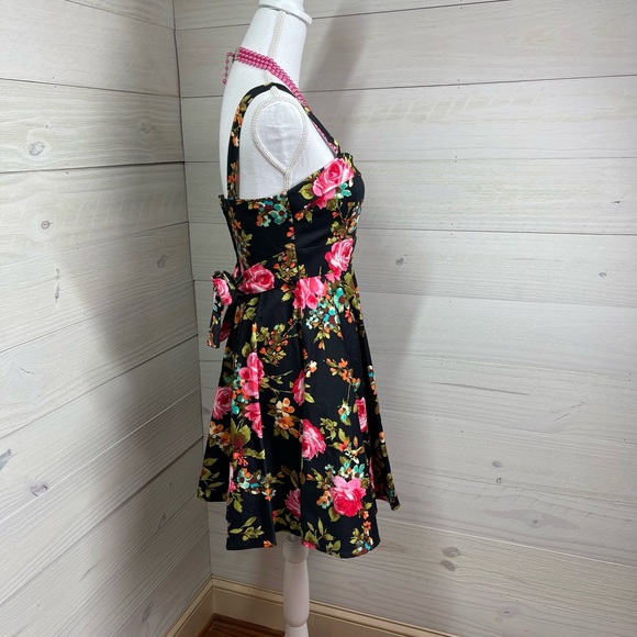 Ixia Vintage Look Floral Sundress M (jrs.) FREE SHIP - Picture 2 of 5